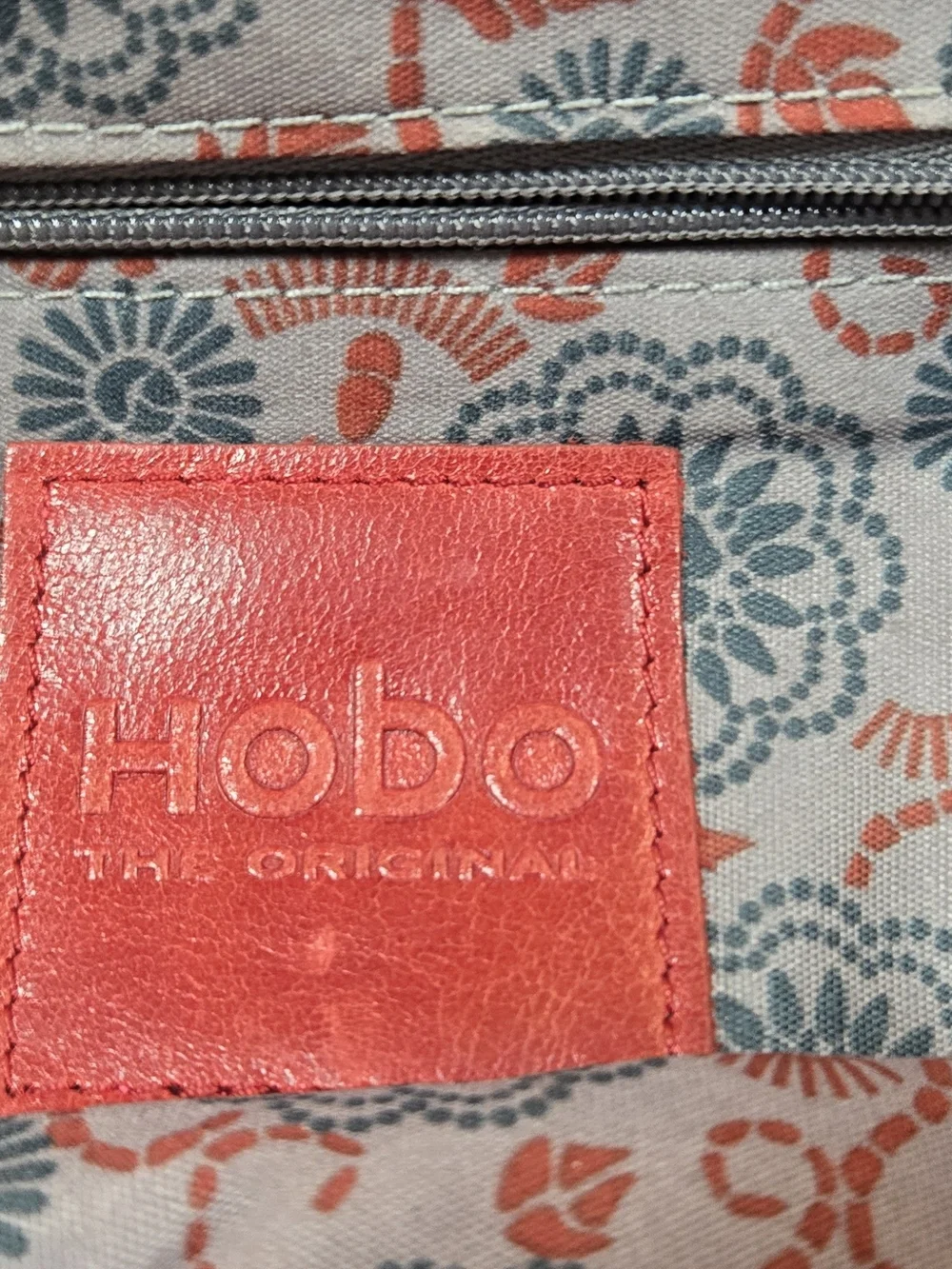 HOBO Dark Brown Leather Frame Clutch